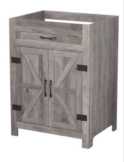 Farmhouse 24" Bathroom Vanitv Cabinet without Sink