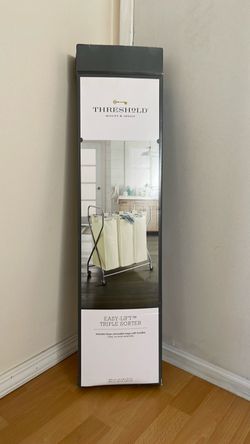 Threshold Easy-Lift Triple Sorter Laundry Hamper