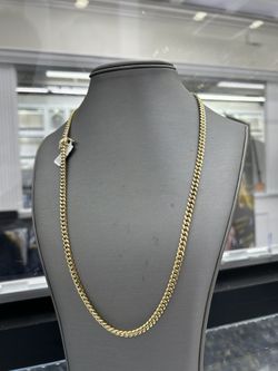 Solid Miami Cuban Chain 14k