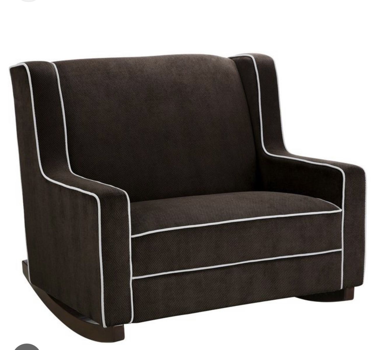 Eddie Bauer Double Oversize Rocking Chair Brown