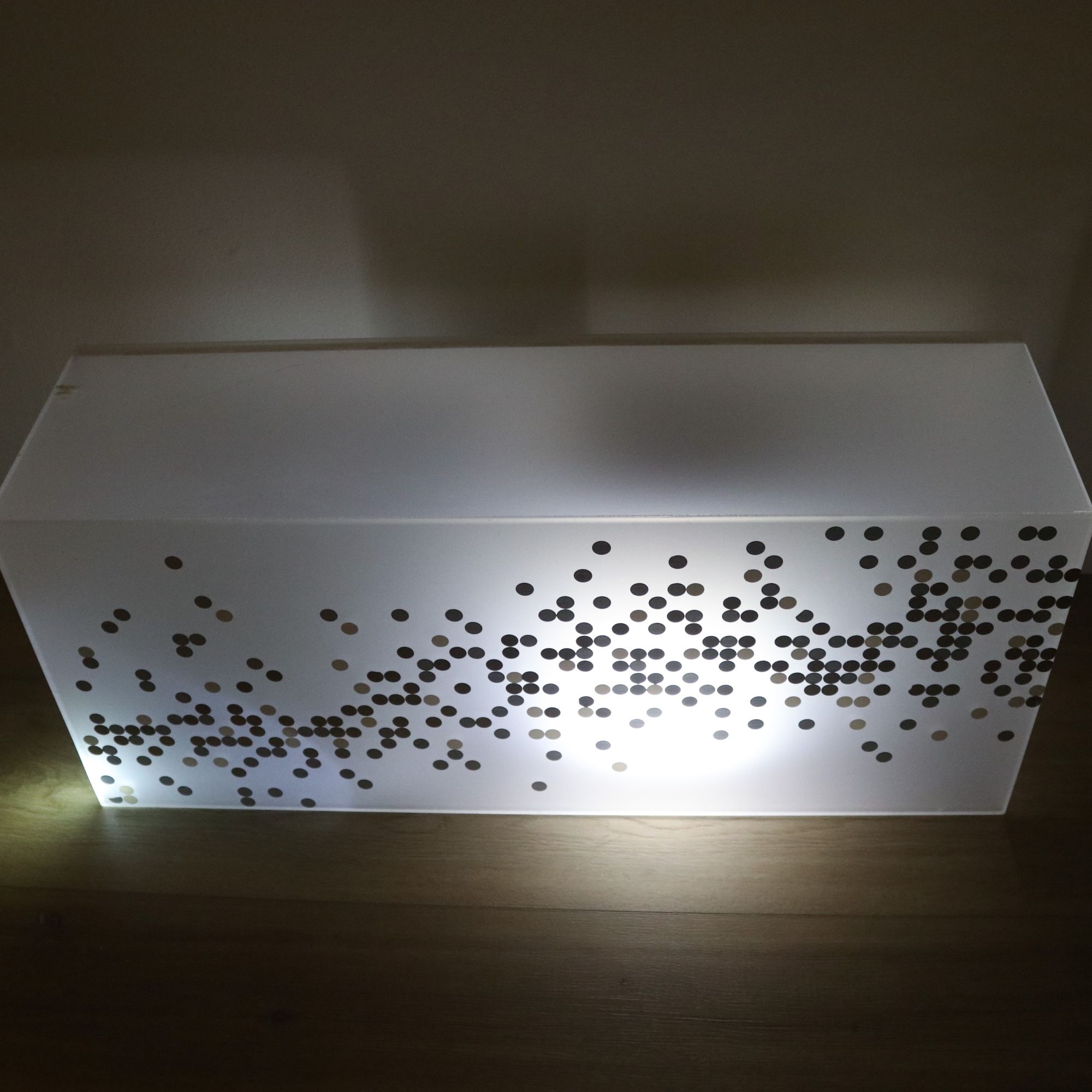 Illuminated Light Up Box Christmas Decoration , Winter, Wedding, Anniversary Birthday Party