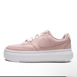 WOMEN'S NIKE COURT VISION ALTA LEATHER PLATFORM SNEAKERS