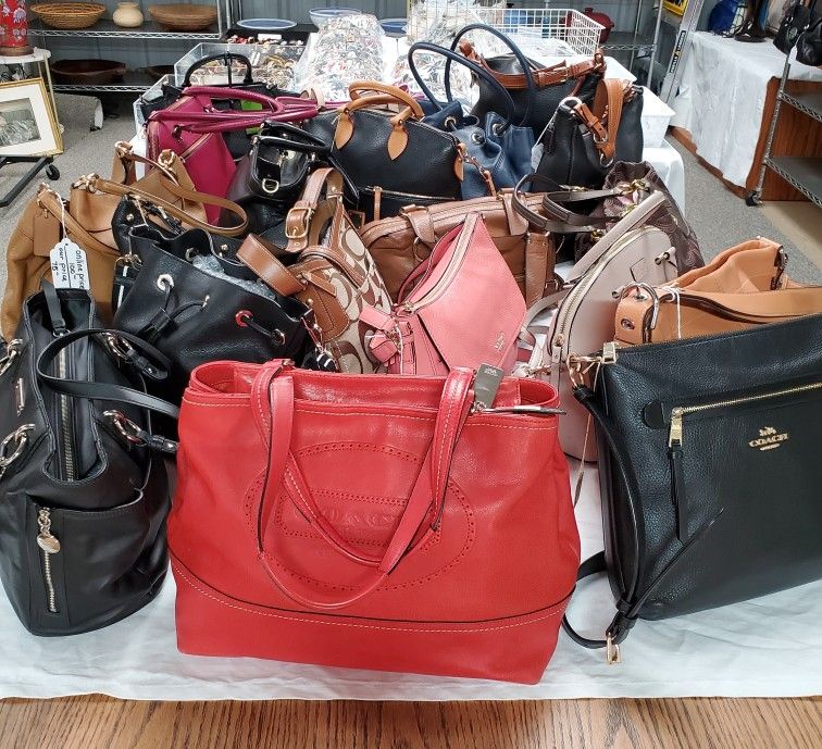 50 AUTHENTIC DESIGNER HANDBAGS AND JEWELRY