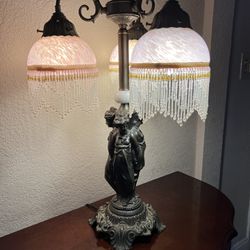 Antique Art Nouveau Table Lamp