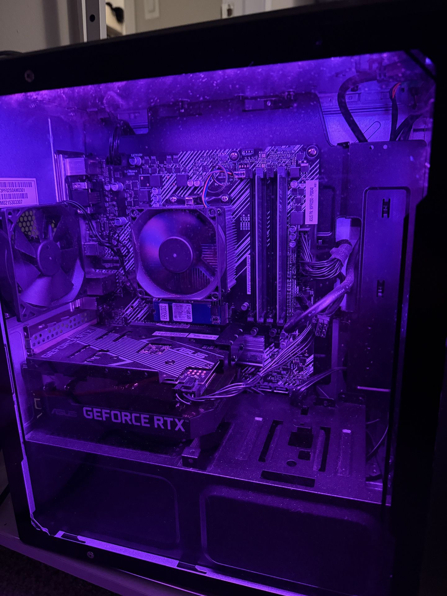 Gaming PC, ASUS ROG RTX 3060 Desktop; AMD Ryzen 7 5700G