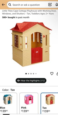 Little tikes play house