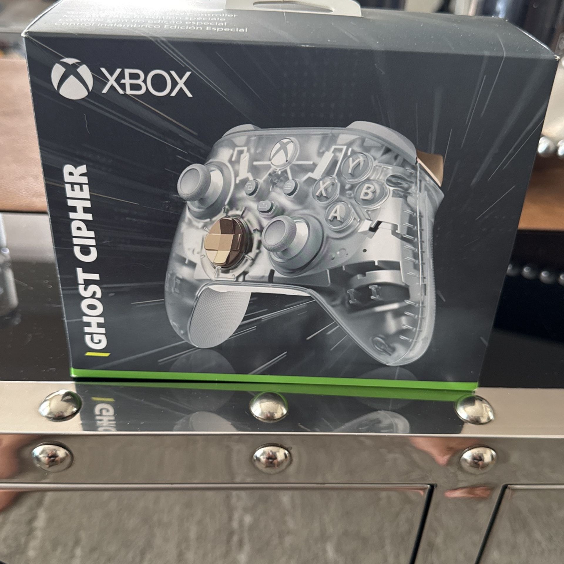 Xbox Special Edition Wireless Gaming Controller – Ghost Cipher Series X|S, One, Windows PC, Android, and iOS 