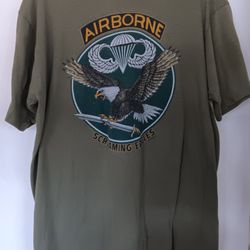 Vintage 1980s 101st Airbourne Sceaming Eagles Tsh