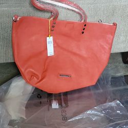 Bcbg Orange Tote Bag