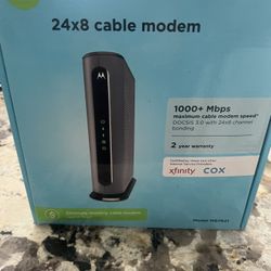 motorola cable modem. 1000 mbs