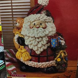 Vintage Santa Cookie Jar