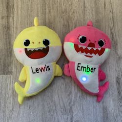Personalized Singing LED Light Plush Toys Music Doll English Song Toy Gift