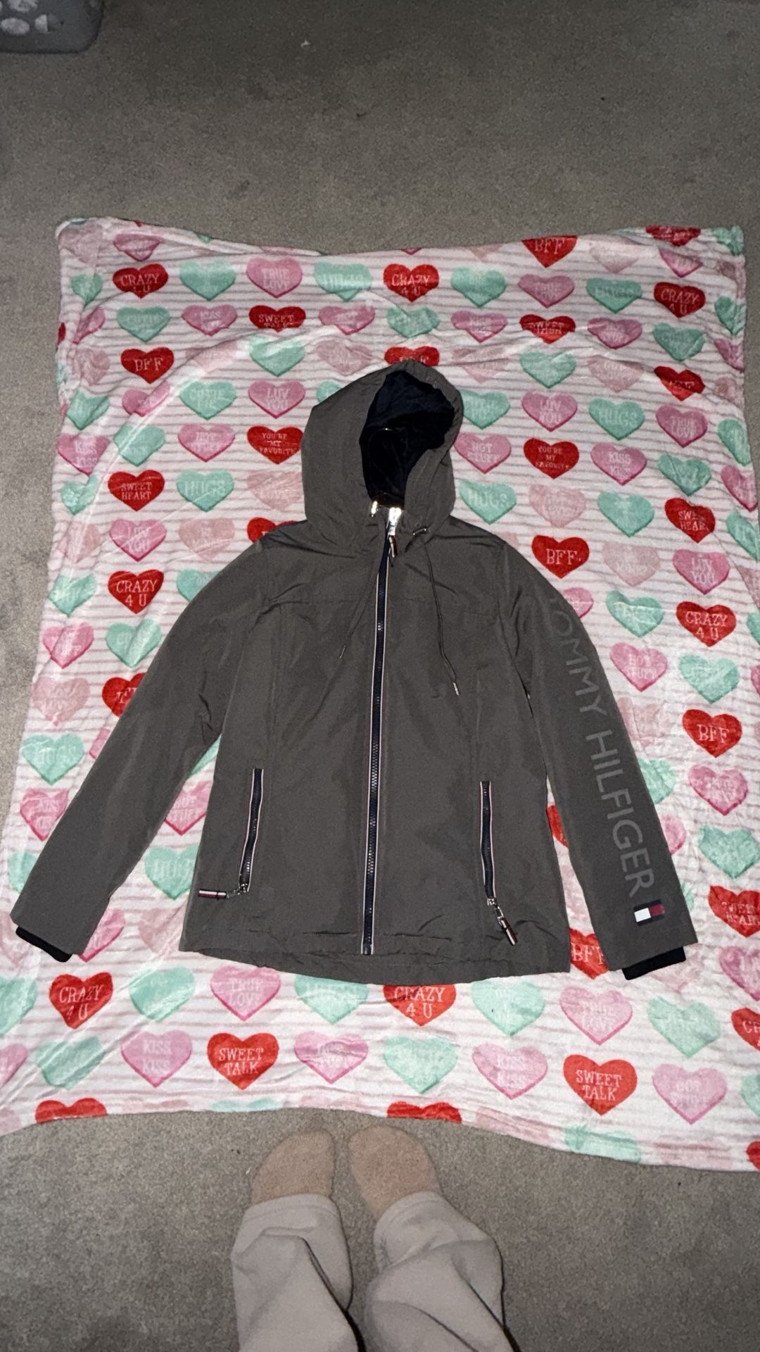 Tommy Hilfiger Woman’s Jacket  Size Xs  Dark Grey