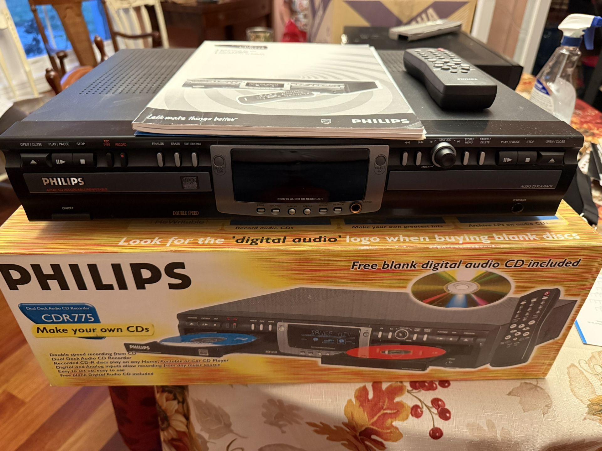 Philips DVD And DVD Burner
