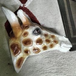 Giraffe Head Decor