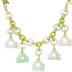 Libra Astrology Handmade Jade Necklace Pendant 