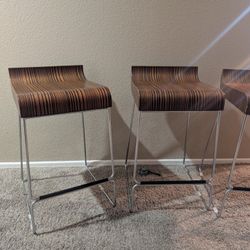 3 X Italian Bar Stools by Emilio Nanni