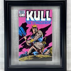 Vintage FRAMED Comic Book - KULL THE CONQUEROR #1 (1982)