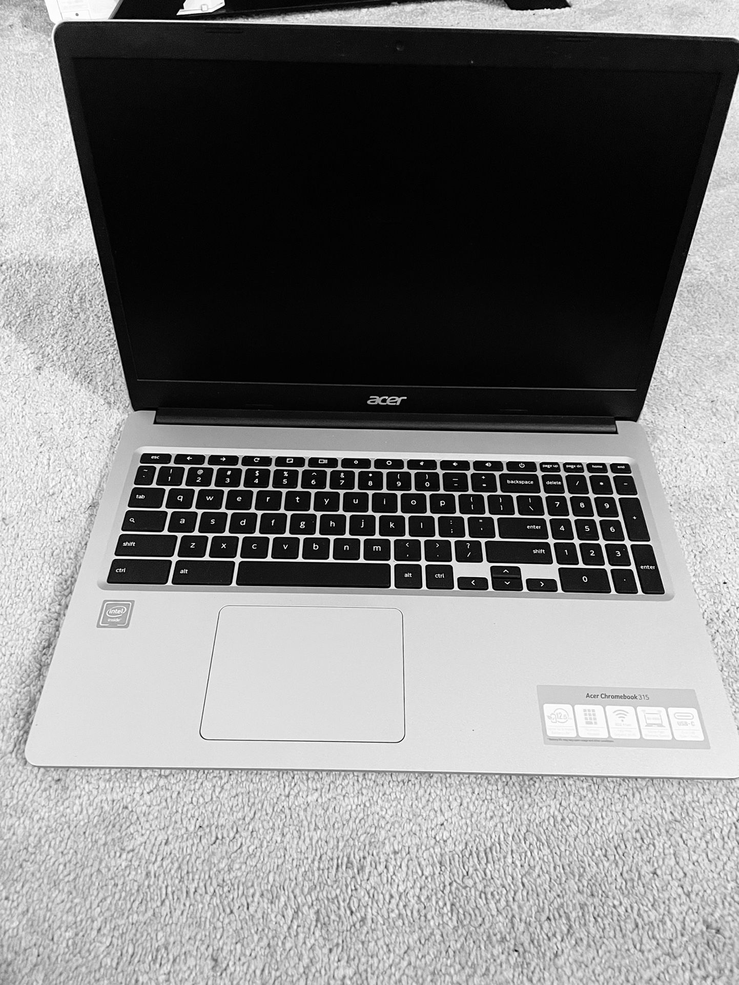 Acer Chromebook 315 15.6" Celeron N4000 4GB Ram 32GB eMMC Chrome OS