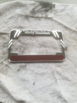 Harley Motorcycle License Frame