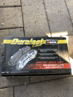 Camaro SS Duralast Gold Brake Pads 90%