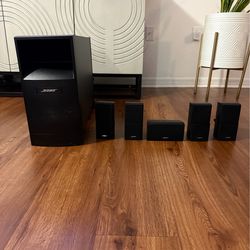 Bose Acoustimass 10 Series IV Home Entertainment Speaker System + the wall mounts