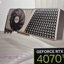 MSI GeForce RTX 4070 Ti Super 16G Expert: 16GB GDDR6X, PCIe 4.0, 2670MHz, 21000MHz, DisplayPort x3, HDMI x1, 7680x4320, Desktop Compatible