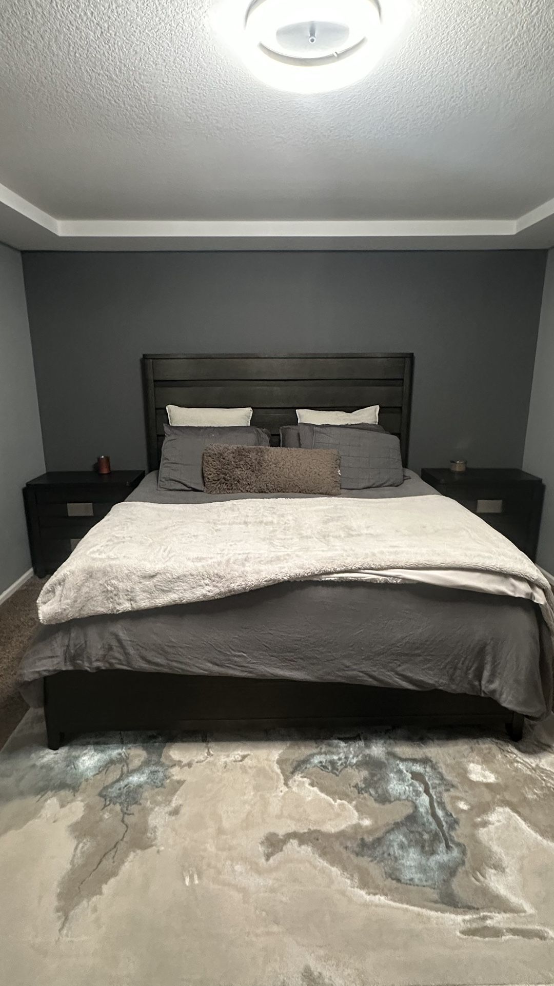 King Size Bed W/ night Stands $300 OBO