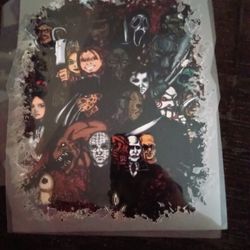 Iron On Horror Print 