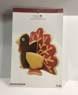 Turkey Thanksgiving cookie cutter turkey shape
