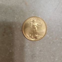 1999 1/4 Oz American Gold Eagle.  BU 