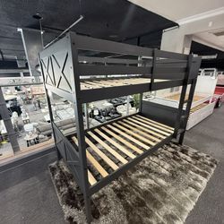 Twin Over Twin Bunk Bed 