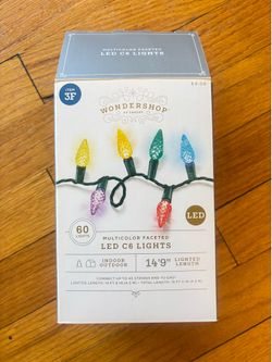 christmas lights and garland