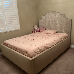 Queen bed frame and matress