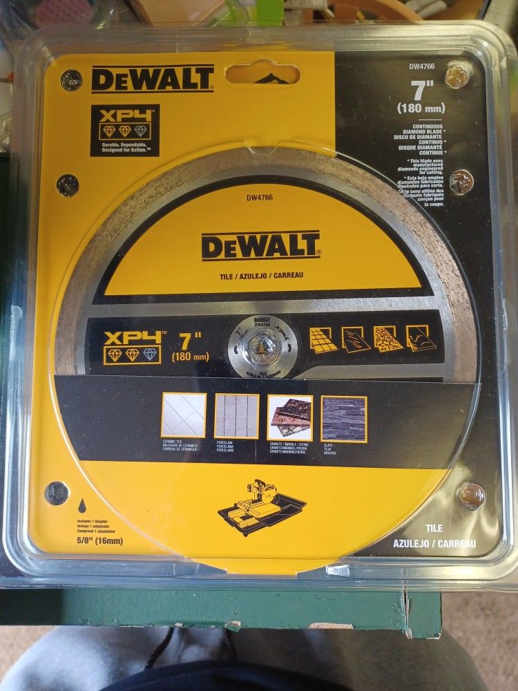 DeWalt Xp4 Diamond 7 Inch Blade