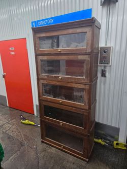 5 stackable barrister bookcase