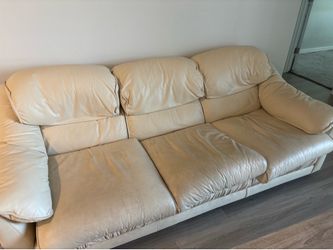 Tan Leather couch