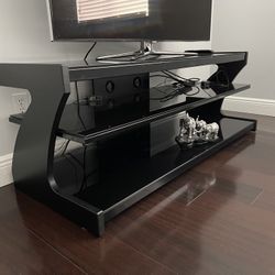 Tv Stand - Glass Shelves 