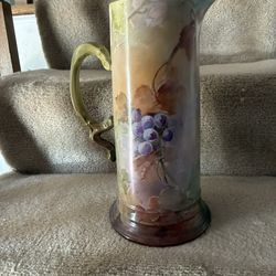 Large Limoges China Pitcher