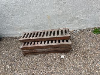 Driveway industrial heavy duty Cast Iron Grates x 7