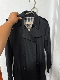 Burberry Kensington Belted Double-Breasted Logo Coat