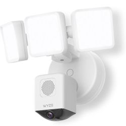 WYZE Floodlight Camera Pro, PCMag Editors' Choice 3000-Lumen LEDs, 2.5K HD Outdoor Security Camera, 180° Wide View, Motion Detection, Color Night Visi