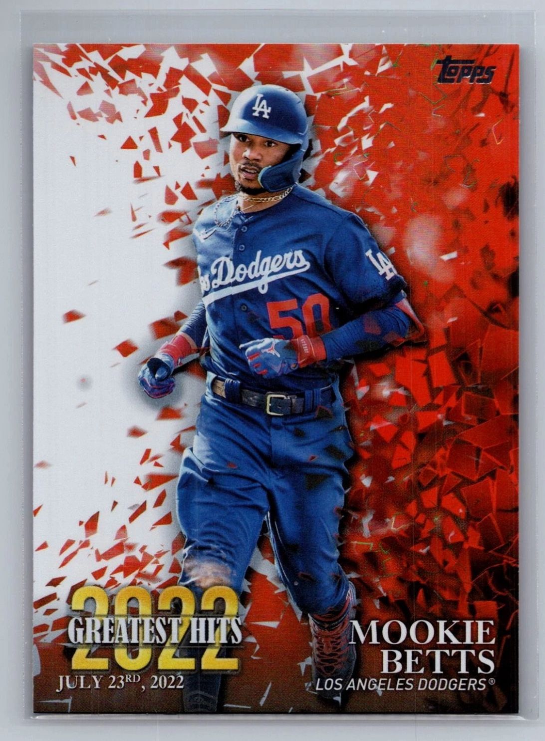 2023 Topps #22GH-4 Mookie Betts 2022 Greatest Hits