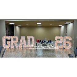 GRAD 26 Marquee Letters And Numbers 