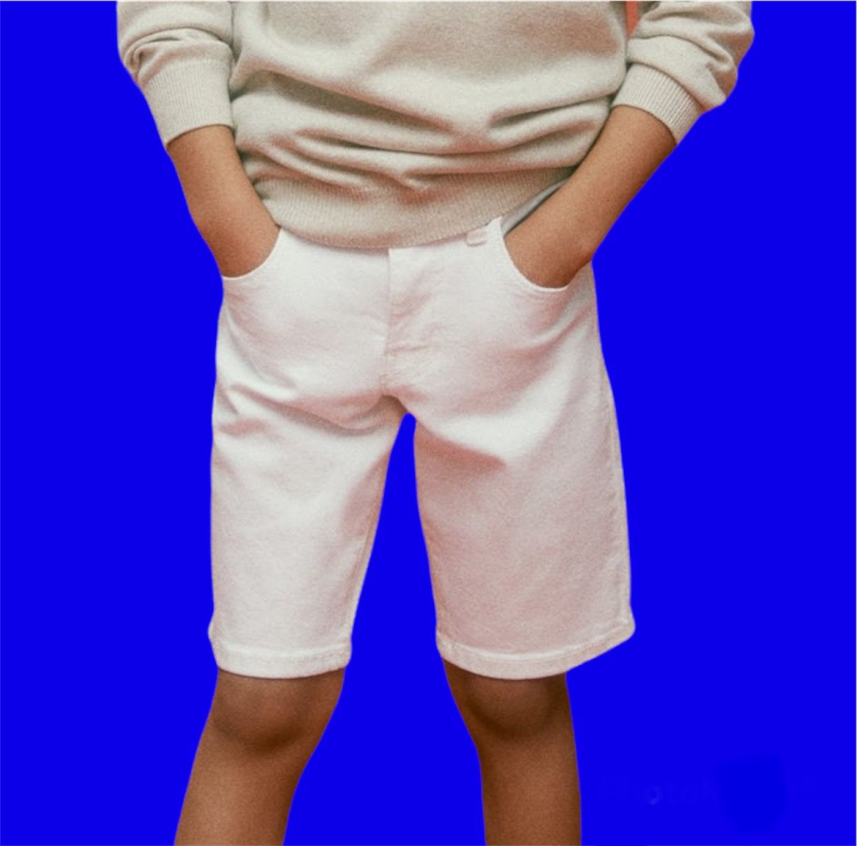 NWT Manuel Ritz Stretchy Cotton Chino Bermuda Shorts Kids Boys Baby Girls Toddler Gift