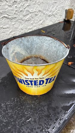 Twisted Tea Galvanized Metal Bucket