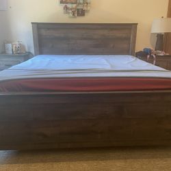 King Mattress With Bed Frame 