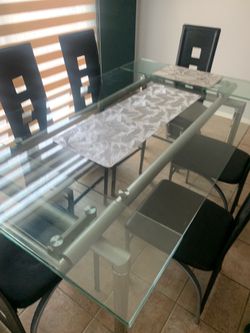 Table and 4 chairs