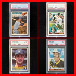 Superstars Baseball Cards PSA Graded