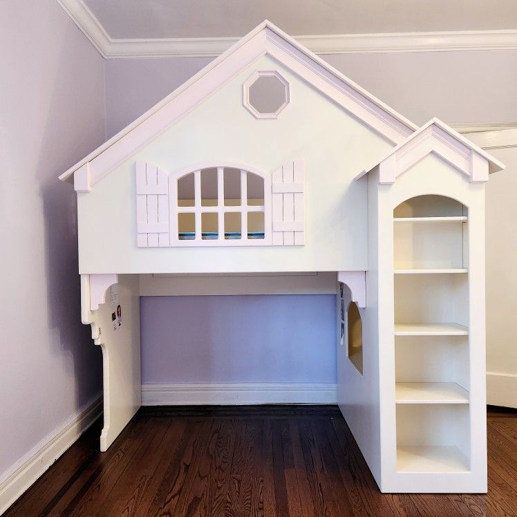 Girls Bunk Bed - Tree House - Loft Bed